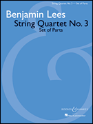 STRING QUARTET #3 PARTS cover